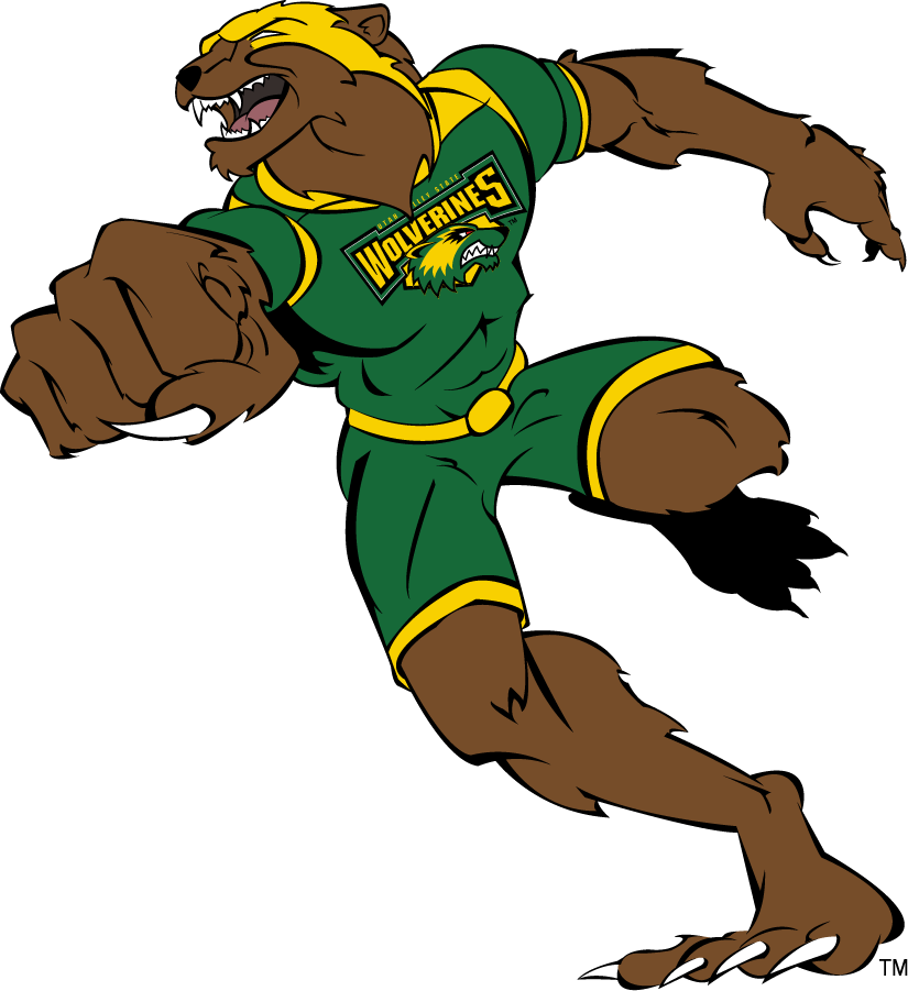 Utah Valley Wolverines 2004-2007 Mascot Logo DIY iron on transfer (heat transfer)